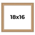 thumbnail image 1 of 18x16 Frame Charleston Honey Brown Solid Wood Picture Frame Width 1.75 Inches | Interior Depth 0.5, 1 of 8