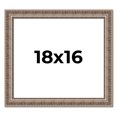 thumbnail image 1 of 18x16 Frame Silver Harvest Ornate Solid Wood Picture Frame | 1.75 Inch Moulding Width |Mayflower, 1 of 8