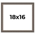 thumbnail image 1 of 18x16 Frame Silver Real Wood Picture Frame Width 1.25 Inches | Interior Frame Depth 0.5 Inches |, 1 of 8