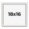 thumbnail image 1 of 18x16 Shadow Box Silver Brushed Striped Display Frame | 1.625 Inches Deep | 1 Inch Moulding Width |, 1 of 8