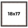 thumbnail image 1 of 18x17 Frame Silver Real Wood Picture Frame Width 1.25 Inches | Interior Frame Depth 0.75 Inches |, 1 of 8