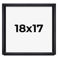thumbnail image 1 of 18x17 Shadow Box Frame Black | 1 Inches Deep Real Wood Farmhouse Shadowbox Display Frame | UV, 1 of 6