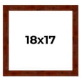 thumbnail image 1 of 18x17 Walnut Brown Veneer Real Wood Picture Frame Width 1.75 inches | Interior Frame Depth 0.5, 1 of 8