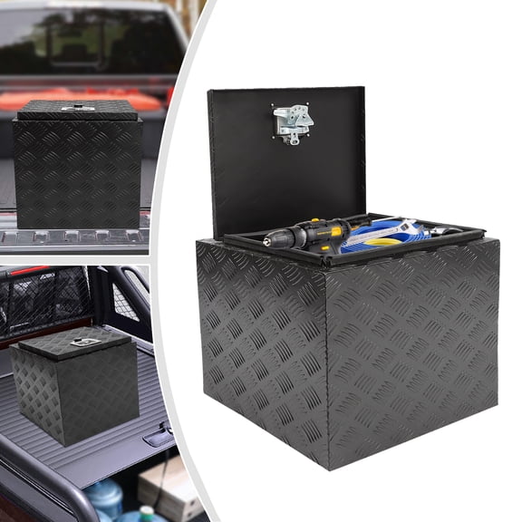 18x17x18" Heavy Duty Aluminum Tool Box Pickup Trailer Storage Underbody Toolbox