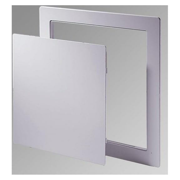 18x18 Access Door - Plastic Flush Access Panel - White Inspection Door for Walls & Ceilings - PA-3000 - 1 Inch Flange - Tool-Key Operated