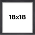 thumbnail image 1 of 18x18 Black Shadowbox Frame - Interior Size 18x18 by 1 Inches - Made to Display Items Up To 1 Inches Deep, 1 of 4
