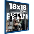thumbnail image 1 of 18x18 Classic Modern Blue Picture Frame - UV Acrylic, Foam Board Backing, Hanging Hardware, 1 of 8