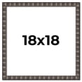 thumbnail image 1 of 18x18 Frame Black Brown Chestnut Mosaic Solid Wood Picture Frame | 1.125 Inch Moulding Width |, 1 of 8