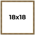 thumbnail image 1 of 18x18 Frame Gold Kingsley Distressed Solid Wood Picture Frame Width 0.75 Inches | Interior Frame, 1 of 8