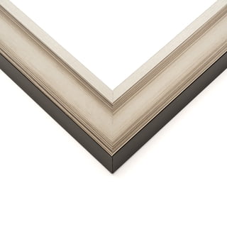 18x18 Frame Grey Solid Wood Picture Frame Width 1.625 Inches | Interior Frame Depth 0.6875 Inches |