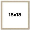 thumbnail image 1 of 18x18 Frame Grey Solid Wood Picture Frame Width 1 Inches | Interior Frame Depth 0.5 Inches |, 1 of 8