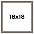 thumbnail image 1 of 18x18 Frame Silver Real Wood Picture Frame Width 1.25 Inches | Interior Frame Depth 0.5 Inches |, 1 of 8