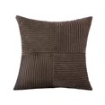 thumbnail image 1 of 18x18 Inch Corduroy Throw Pillow Covers Decorative Cushion Cases Soft Textured Farmhouse Boho Pillow Shams for Sofa Couch Living Room Bedroom Home Decor Modern Nordic Style, 1 of 4