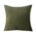 thumbnail image 1 of 18x18 Inch Corduroy Throw Pillow Covers Decorative Cushion Cases Soft Textured Farmhouse Boho Pillow Shams for Sofa Couch Living Room Bedroom Home Decor Modern Nordic Style, 1 of 4