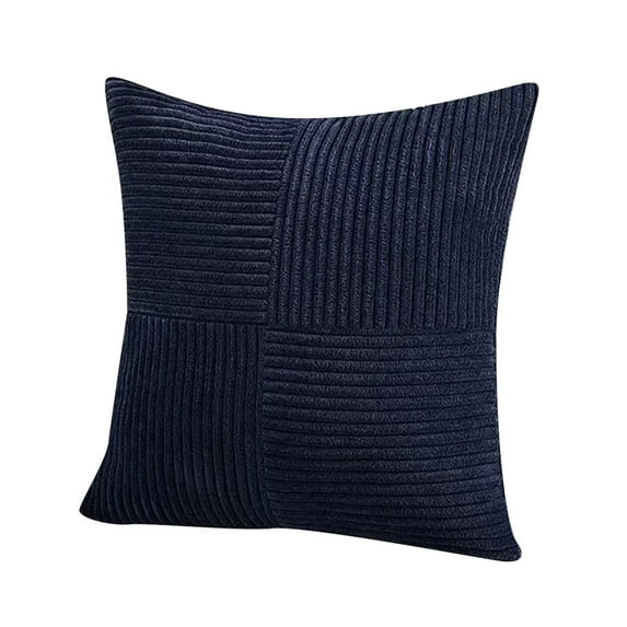 18x18 Inch Corduroy Throw Pillow Covers Decorative Cushion Cases Soft Textured Farmhouse Boho Pillow Shams for Sofa Couch Living Room Bedroom Home Decor Modern Nordic Style