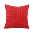 thumbnail image 1 of 18x18 Inch Corduroy Throw Pillow Covers Decorative Cushion Cases Soft Textured Farmhouse Boho Pillow Shams for Sofa Couch Living Room Bedroom Home Decor Modern Nordic Style, 1 of 4