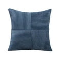 thumbnail image 1 of 18x18 Inch Corduroy Throw Pillow Covers Decorative Cushion Cases Soft Textured Farmhouse Boho Pillow Shams for Sofa Couch Living Room Bedroom Home Decor Modern Nordic Style, 1 of 4