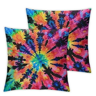 18x18 Inch with Hidden Zipper, Colorful Pillow Case Square Cushion Cover for Living Room Couch Sofa Home Decorative