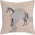 18x18 Inches Embroidered Horse Throw Pillow Covers Modern Fashion