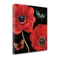 thumbnail image 1 of 18x18 Petals And Wings II By Daphne Brissonnet Print on CanvasFabric Multi-Color, 1 of 2