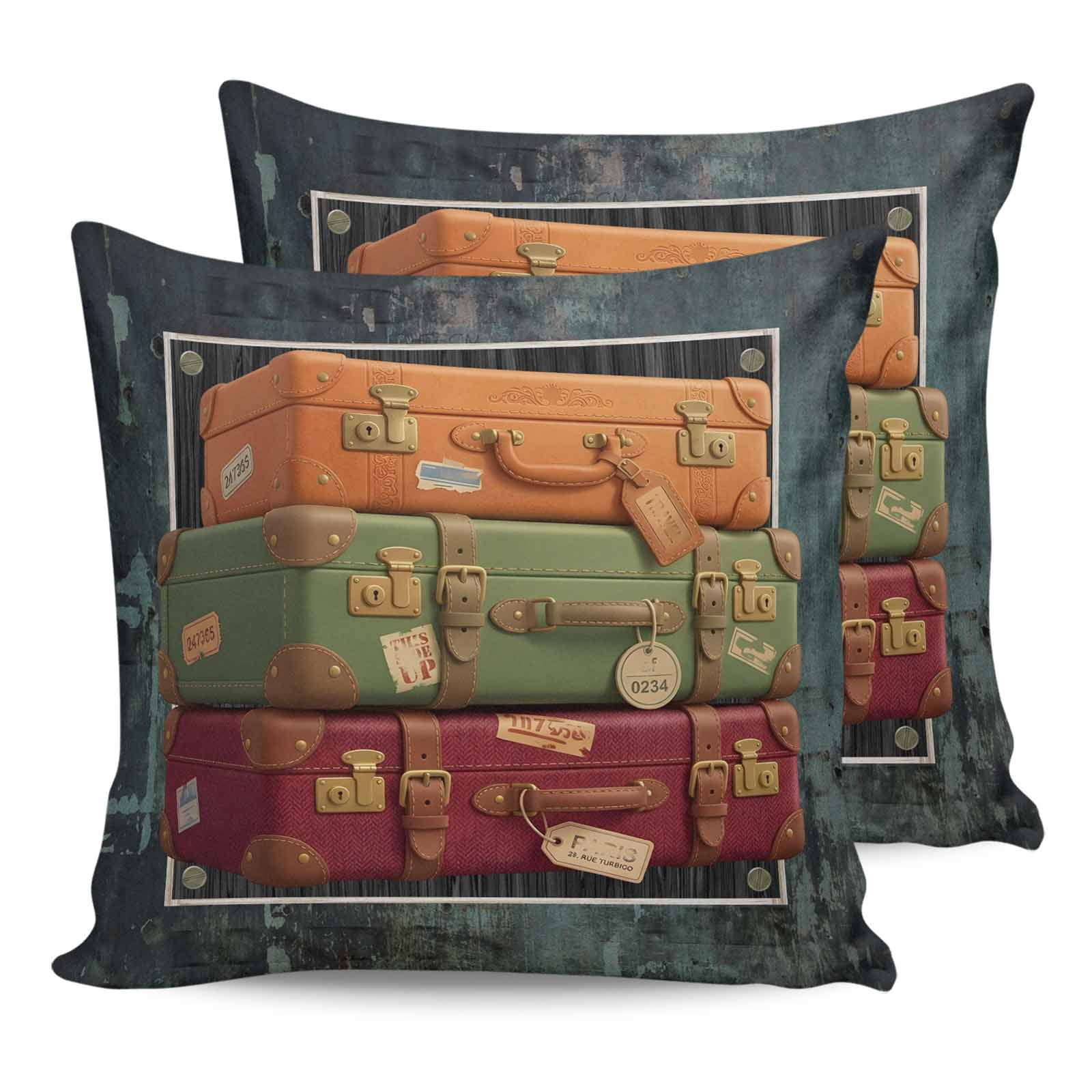 18x18 Pillow Covers Set of 2, 3D Optical Illusion Throw Pillow Covers ...