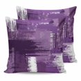 thumbnail image 1 of 18x18 Pillow Covers Set of 2, Purple Abstract Throw Pillow Covers Decorative Couch Cushion Case, Modern Mottled Art Oil Painting Microfiber Square Pillowcases for Bedroom Car Living Room, 1 of 7