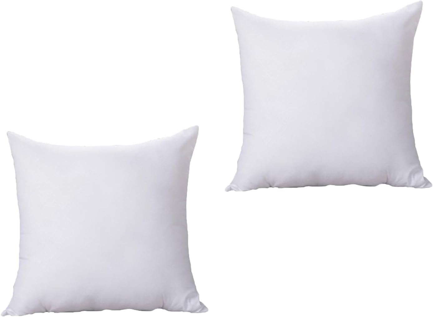18x18 Pillow Inserts Set of 2, Soft & Comfortable Pillow Stuffing, Bedding Throw Pillows Cushion, Throw Pillow Inserts for Bed, Couch and Cushion
