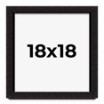 thumbnail image 1 of 18x18 Shadow Box Black Solid Wood Display Picture Frame | 1 Inch Rabbet Depth | | 1.375 Inch, 1 of 4