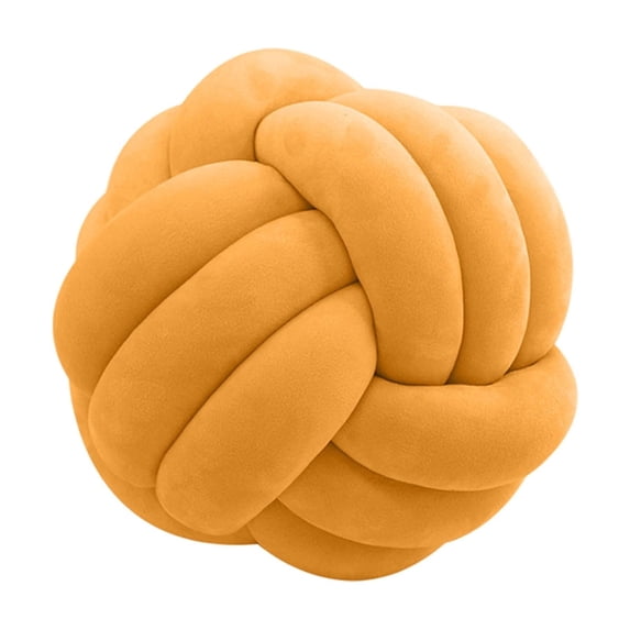 18x18cm Soft Velvet Minimalist Knot Decorative Throw Pillow Machine Washable Cushion For Sofa Couch Bedroom Living Room