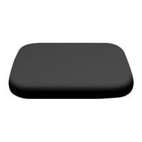 18x18in Memory Foam Seat Cushion for Office Chair, Non-Slip Slow Rebound Chair Pad for Sedentary, Kitchen, Car & Classroom, Black