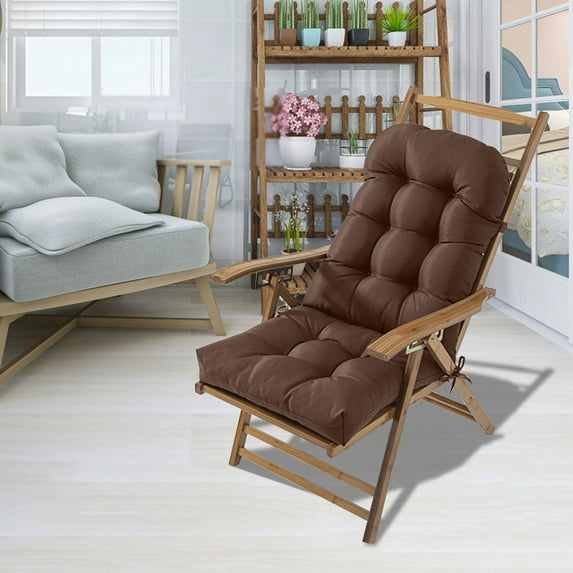 18x18in Outdoor Chair Cushion - Waterproof Patio Seat Pad for Rattan/Wicker Furniture | Reversible Sunbrella Fabric | Indoor/Outdoor Use