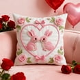 thumbnail image 1 of 18x18in Valentines Decorations Outdoor, Throw Pillowcase Valentines Day Decoration, Valentines Throw Pillow Covers, Square Throw Pillow Covers, 1 of 6
