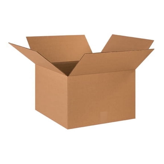 SSBM 18" x 18" x 12" Kraft ECT-32 Single Wall Corrugated Boxes Shipping Packing 20/BUNDLE