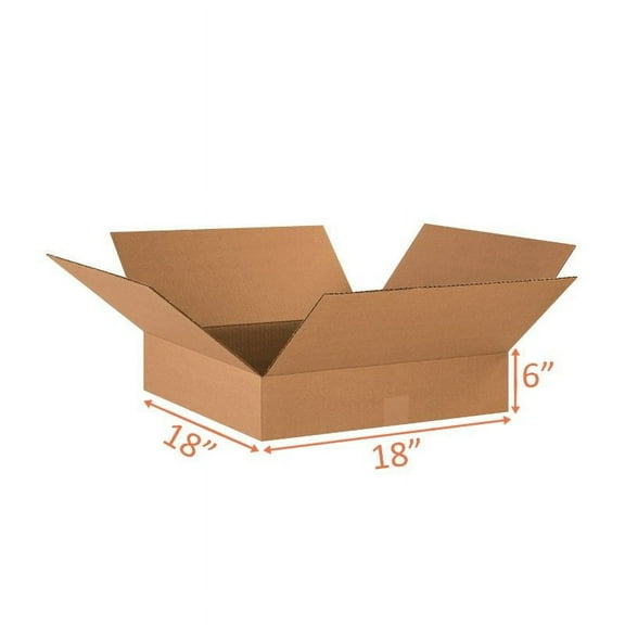 18x18x6 Size Shipping and Packing Box - Cardboard (3 Pack)