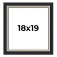 thumbnail image 1 of 18x19 Frame Black Real Wood Picture Frame Width 2.25 Inches | Interior Frame Depth 0.5 Inches |, 1 of 8