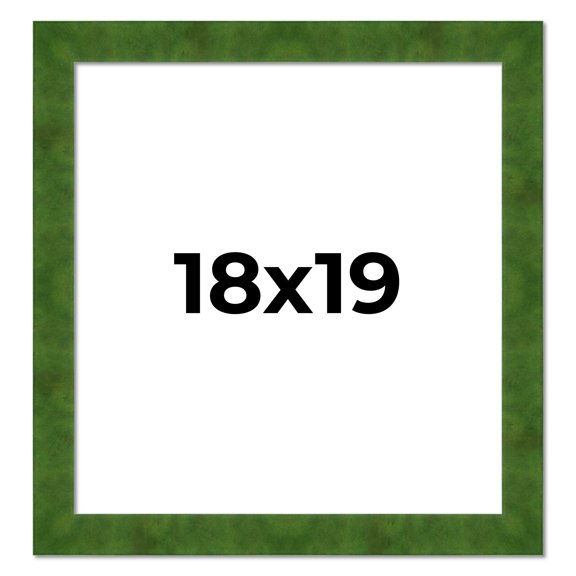 18x19 Frame Green Burl Solid Wood Picture Frame | 1.75 Inches Moulding Width | Interior Frame Depth