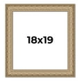 thumbnail image 1 of 18x19 Frame Ornate Silver Beaded Solid Wood Picture Frame Width 2.5 Inches | Interior Depth 1, 1 of 8