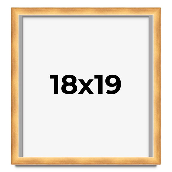 18x19 Shadow Box Bronze Cross-Brushed Display Frame | 1.625 Inches Deep Solid Wood | UV Resistant