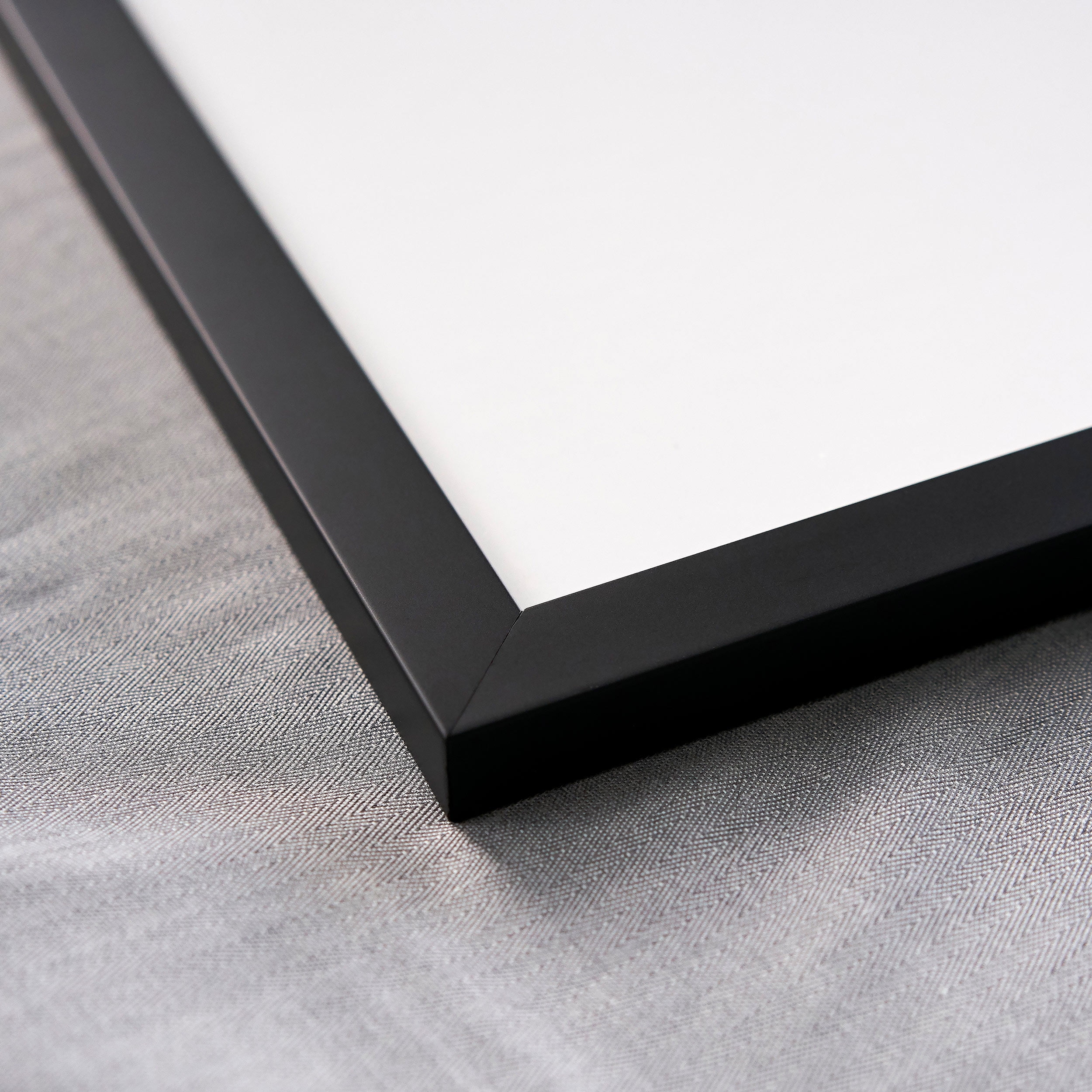 18x20 Contemporary Black Complete Wood Picture Frame with UV Acrylic ...
