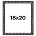 thumbnail image 1 of 18x20 Frame Black-Brown Medieval Solid Wood Picture Frame | 1.5 Inch Moulding Width | Gotham, 1 of 8