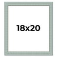 thumbnail image 1 of 18x20 Frame Blue Teal Distressed Solid Wood Picture Frame | 1.625 Inch Moulding Width | Sonoma Blue, 1 of 8