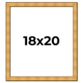 thumbnail image 1 of 18x20 Frame Gold Rustic Solid Wood Picture Frame | 1.25 Inch Wide Moulding | Rustique Gold, 1 of 8