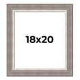 thumbnail image 1 of 18x20 Frame Grey Real Wood Picture Frame Width 2.75 Inches | Interior Frame Depth 0.5 Inches |, 1 of 8