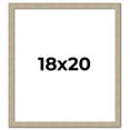 thumbnail image 1 of 18x20 Frame Grey Solid Wood Picture Frame Width 1 Inches | Interior Frame Depth 0.5 Inches |, 1 of 8