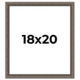 thumbnail image 1 of 18x20 Frame Silver Real Wood Picture Frame Width 1.25 Inches | Interior Frame Depth 0.5 Inches |, 1 of 8