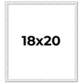 thumbnail image 1 of 18x20 Frame White Real Wood Picture Frame Width 0.75 inches | Interior Frame Depth 0.5 inches |, 1 of 8