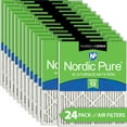 thumbnail image 1 of 18x20x1 (17_1/2x19_1/2) Pleated Air Filters MERV 13 Plus Carbon 24 Pack, 1 of 7