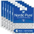 thumbnail image 1 of 18x20x1 (17_1/2x19_1/2) Pleated MERV 12 Air Filters 6 Pack, 1 of 7