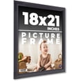thumbnail image 1 of 18x21 Frame Black Passaggi Solid Wood Picture Frame Width 1.5 Inches | Interior Depth 0.5 Inches |, 1 of 8