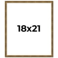 thumbnail image 1 of 18x21 Frame Gold Kingsley Distressed Solid Wood Picture Frame Width 0.75 Inches | Interior Frame, 1 of 8